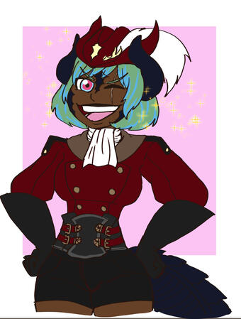 Sketch Colored, Half Body